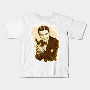 Artie Shaw - An illustration by Paul Cemmick Kids T-Shirt